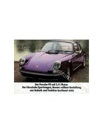 1973 PORSCHE 911 BROCHURE DUITS
