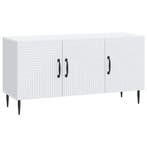 vidaXL TV Kast Wit 99 x 34,5 x 50 cm Bewerkt hout, Maison & Meubles, Verzenden