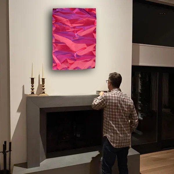 AVA Design - Hurricane Magenta premium design, Antiquités & Art, Art | Peinture | Moderne