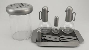 Lino Sabattini - Service de table (11) - Opaline, Acier