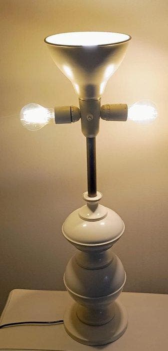 Tafellamp - Metaal - Italiaanse vloerlamp of tafellamp,
