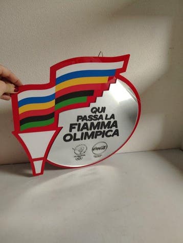 Coca-Cola - Milaan Cortina 2026 - Estafette - Reclamebord -
