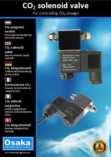 Osaka CO2 Magneetventiel PRO incl. terugslagklep, Ophalen of Verzenden, Nieuw