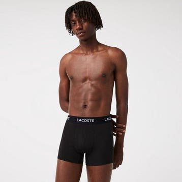 2dekans | Lacoste 3-Pack Microfiber Boxershorts Trunk Heren, Ophalen of Verzenden