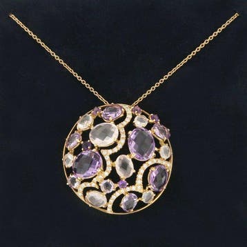 Bibigi - Halsketting - 18 karaat Roségoud - 12.68ct. tw., Bijoux, Sacs & Beauté
