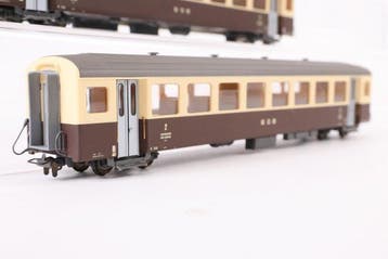 Bemo H0m - Modeltrein personenwagen (3) - Drie