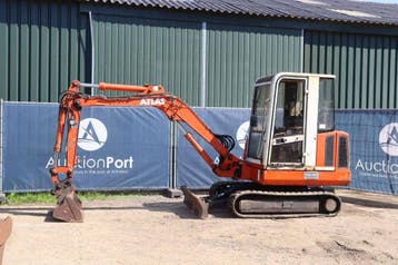 Veiling: Rupsgraafmachine Atlas R804 Diesel 1993, Ophalen