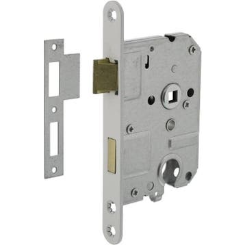 Woningbouw cilinder dag- en nachtslot wit 55 mm - voor bi..., Ophalen of Verzenden, Nieuw, Overige materialen, Slot