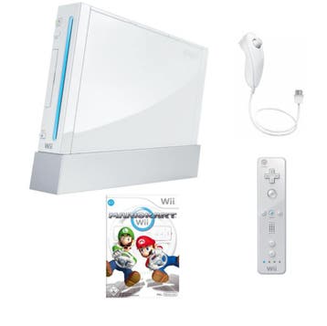 Nintendo Wii Wit + Controller (Mario Kart Bundel), Ophalen of Verzenden