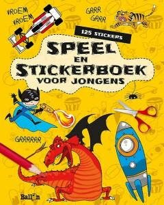 Speel- en stickerboek voor jongens / 5+ / Speel- en, Verzenden