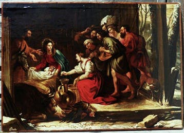 Abraham Willemsen (1610 -1672), Werkplaats van - Anbetung