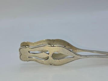 Gebakstang - .800 zilver - 1920-1930 - Gebaks-tang Neobarok