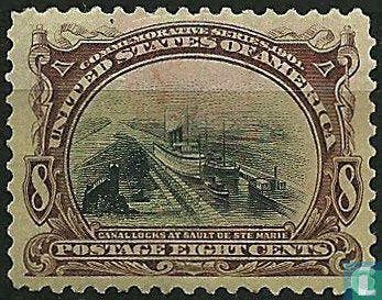 Verenigde Staten van Amerika - Kanaalsluizen bij Sault St..., Verzenden