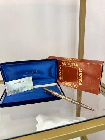 Aurora - Argento 925 - Sans prix de réserve - Stylo à bille, Nieuw