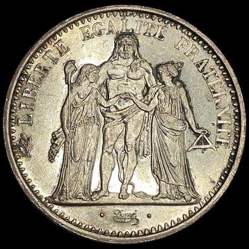 Frankrijk. 10 Francs 1967 Hercule (Zonder minimumprijs)