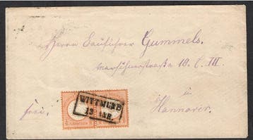 Duitse Rijk 1872/1875 - Duits Reich dubbele prägung Mintnr.