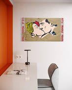 AIIROH - Escape From The Museum - Kiss by Roy Lichtenstein, Antiquités & Art