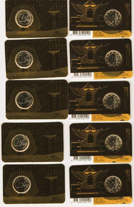 Nederland. 1 Euro 2023 100 Jaar opening graf Toetanchamon, Postzegels en Munten, Munten | Europa | Niet-Euromunten