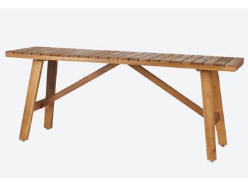 Veiling - Houten tuinbank 110 x 30 x 43 cm, Tuin en Terras, Nieuw