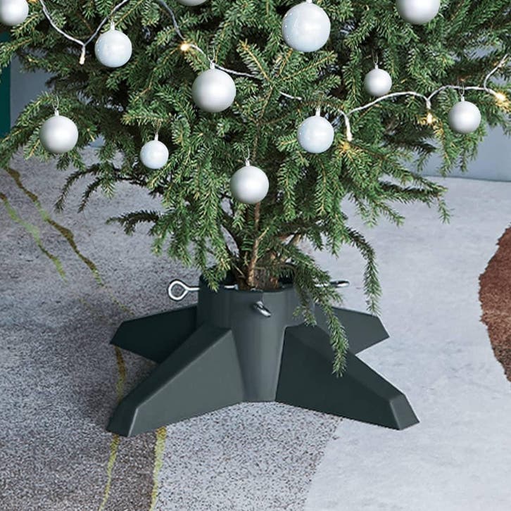 vidaXL Kerstboomstandaard 55,5x55,5x15 cm groen, Diversen, Kerst, Nieuw, Verzenden