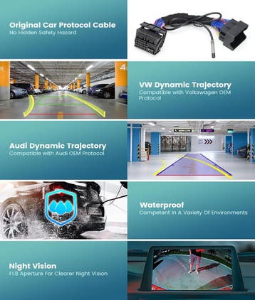 VW/Audi/Skoda Camera | Plug&Play | Tweede kansje | OP=OP, Verzenden, Zo goed als nieuw