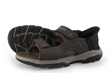 Skechers Sandalen in maat 42 Bruin, Kleding | Heren, Sandalen, Bruin, Verzenden, Zo goed als nieuw