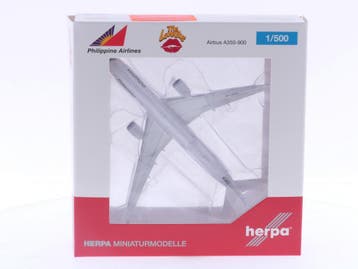 Schaal 1:500 Herpa 533836 Philippine Airlines Airbus A350..., Hobby en Vrije tijd, Ophalen of Verzenden, Gebruikt