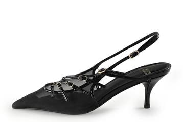 Jeffrey Campbell Slingbacks in maat 40 Zwart, Verzenden, Zwart, Zo goed als nieuw, Jeffrey Campbell