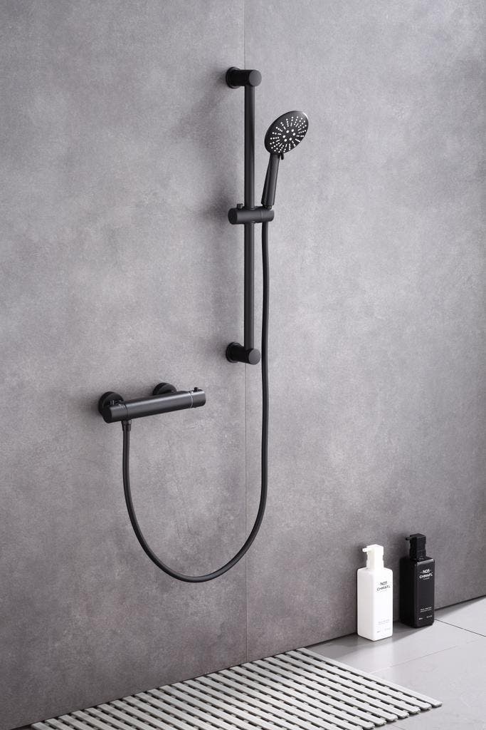AKTIE Doucheset thermostatisch douchemengkraan met glijstang, Bricolage & Construction, Sanitaire, Douche, Envoi
