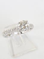 Bague de fiançailles - 14 carats Or blanc - 0.97ct. tw., Bijoux, Sacs & Beauté