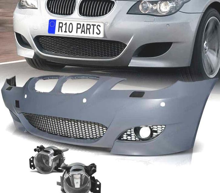 PARE CHOCS FRONTAL BMW E60 E61 07-10 LOOK M5 PDC + ANTIBROUI, Auto-onderdelen, Carrosserie, Verzenden