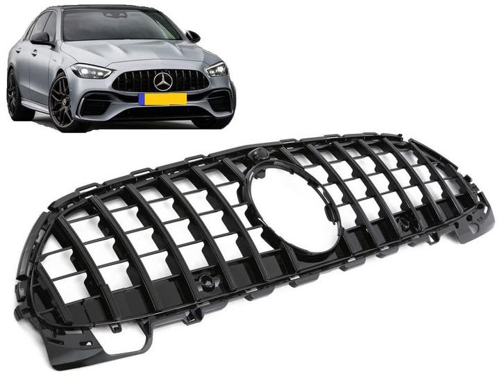 Grill | Mercedes-Benz | C-klasse 21- 4d sed. / C-klasse Esta, Autos : Pièces & Accessoires, Carrosserie & Tôlerie, Envoi