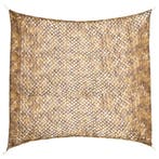 vidaXL Camouflagenet met opbergzak 316x296 cm zandkleurig, Verzenden, Nieuw