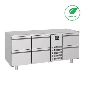 700 Koelwerkbank 6 Laden Monoblock, Verzenden, Nieuw in verpakking, Koelen en Vriezen