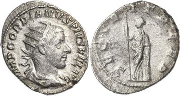 Antoninian 243/244, Kaiserzeit Gordianus Iii 238-244, Verzenden