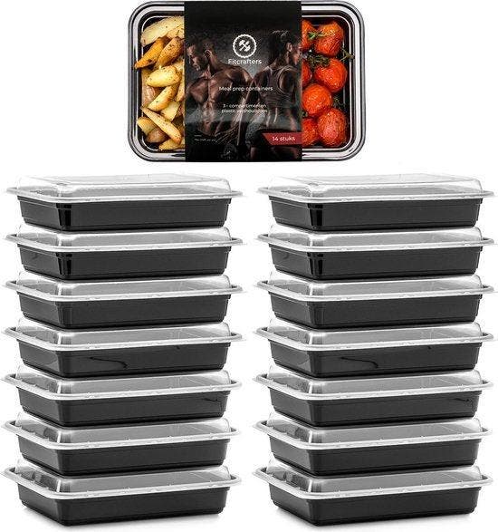 2dekans | Fitcrafters Meal Prep Bakjes - Vershoudbakjes -, Diversen, Schoolbenodigdheden, Ophalen of Verzenden