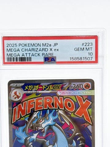 Pokémon - 1 Graded card - Pokémon Mega Charizard X ex, Nieuw
