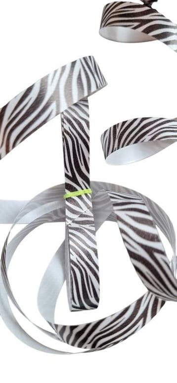 5m sierlint - Zebra - krullint - jungle - dierenprint - l..., Verzenden, Nieuw