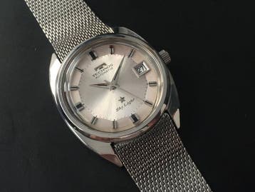 Technos - Sky Light Dial Pie-Pan Automatic Full Genuine -