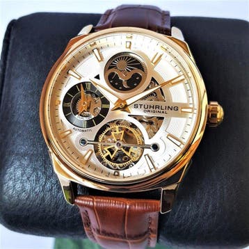 Stührling Original - Automatic - Moon Sun - Dual Time - Open