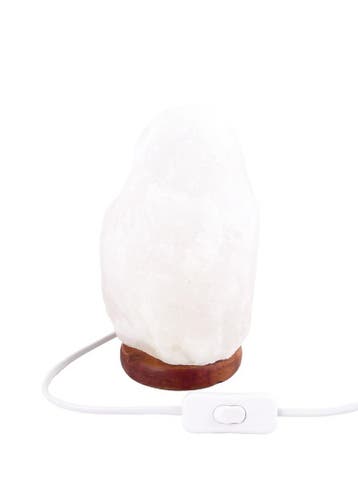 Zoutlamp Wit 2 tot 4kg - Witte Zoutsteen Lamp van zout ui..., Ophalen of Verzenden, Nieuw