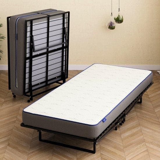 2dekans | Best Life Vouwbed 90x200 - Logeerbed met Matras -, Huis en Inrichting, Slaapkamer | Matrassen en Bedbodems, Ophalen of Verzenden
