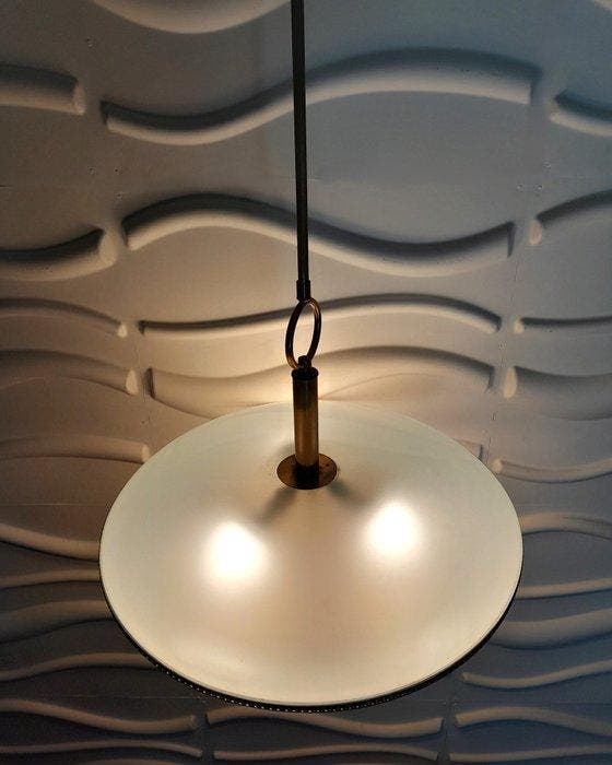 Lampe à suspendre - Laiton doré, Antiquités & Art, Antiquités | Éclairage