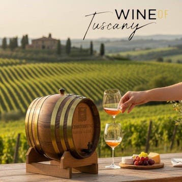 Artigianato Toscano - Vat - Mod. Chianti Ruffino met, Antiek en Kunst