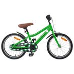 vidaXL Kinderfiets 18 Inch voor 5-7 jaar oud Groen, Fietsen en Brommers, Verzenden, Nieuw