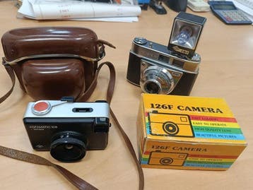 Agfa, Kodak, ReCula Agfamatic 108; Centia 100X; Recula