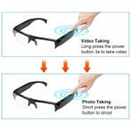 Bril Camcorder - Security Camera DVR Glasses HD 1080p, Verzenden, Nieuw