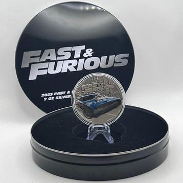 Niue. 5 Dollars 2023 – Fast & Furious – 2 oz Silver – Ag