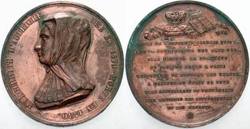 Brons medaille ohne Jahr Belgie Stadt, Verzenden