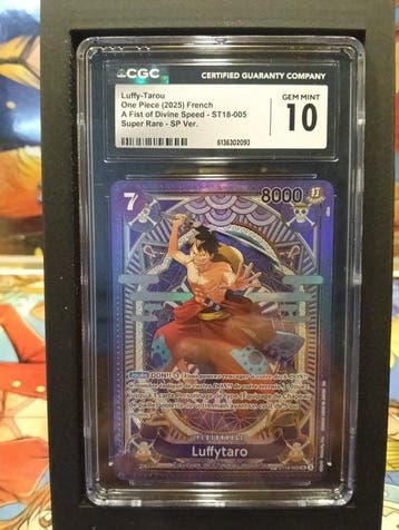 Bandai - 1 Graded card - One Piece - Luffytaro ST18-005